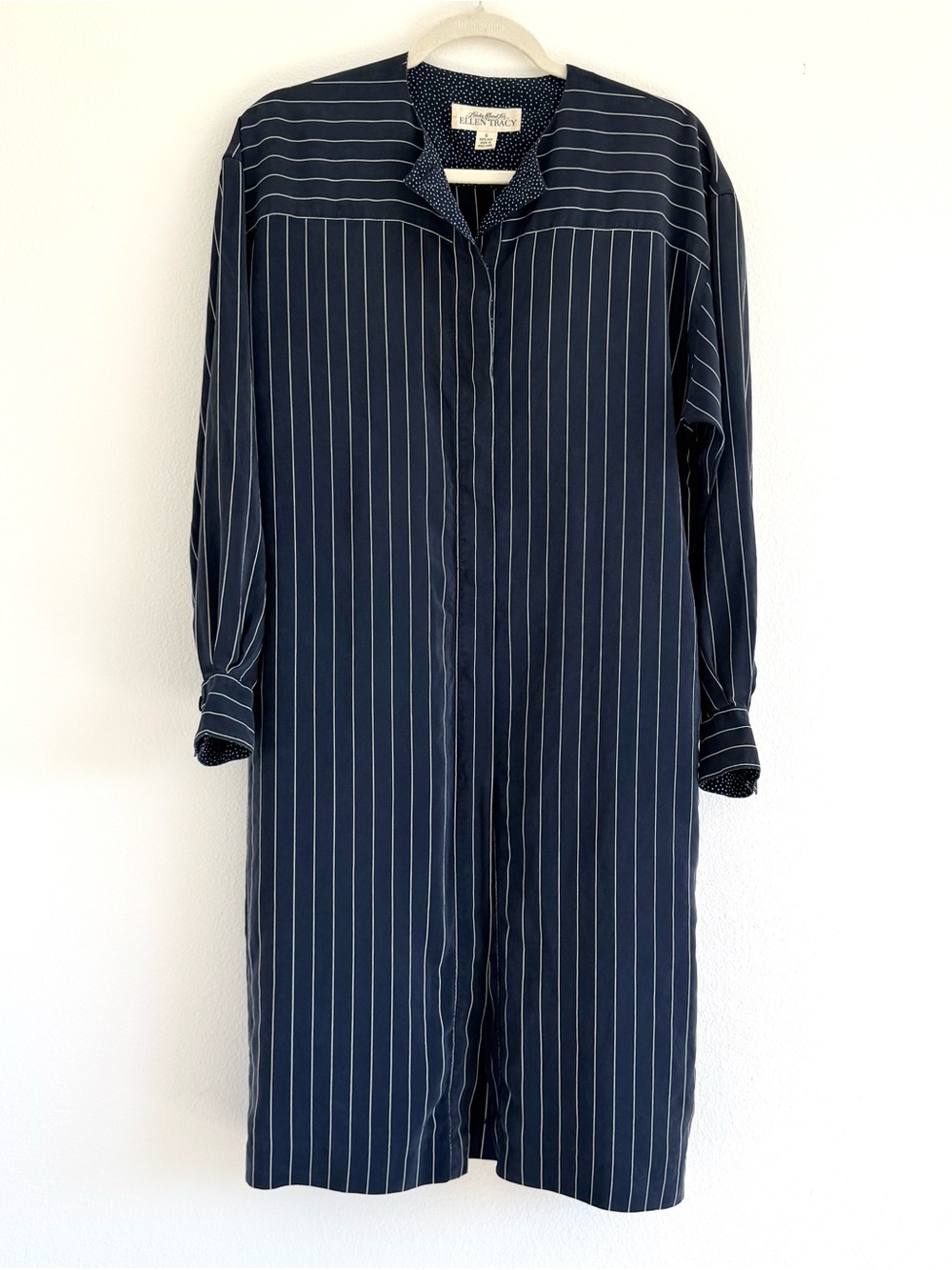 Vintage Linda Allard for Ellen Tracy 100% Silk Dress